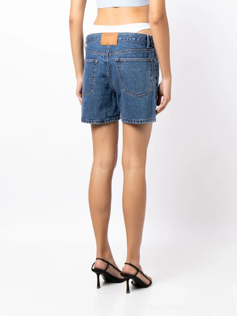 Loose Skinny White Undie Shorts