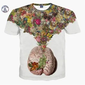 Men's 3D Floral Mind Blown T-Shirt