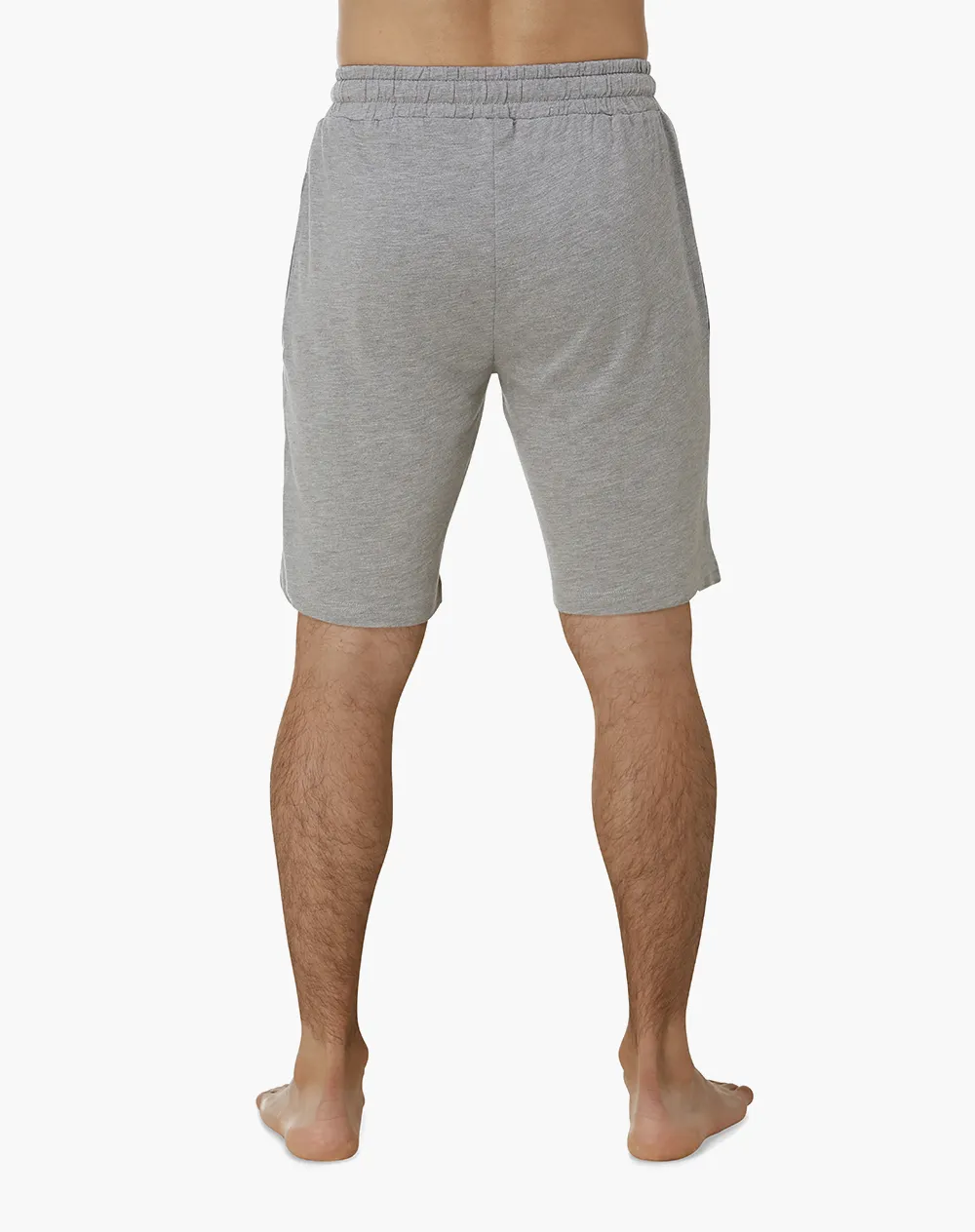 MENS COMFY BAMBOO JERSEY SLEEP SHORT - GREY