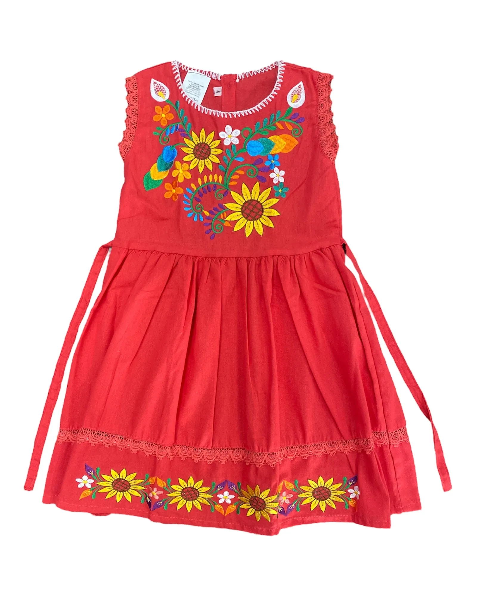 Mexican Girl Sunflowers Dress
