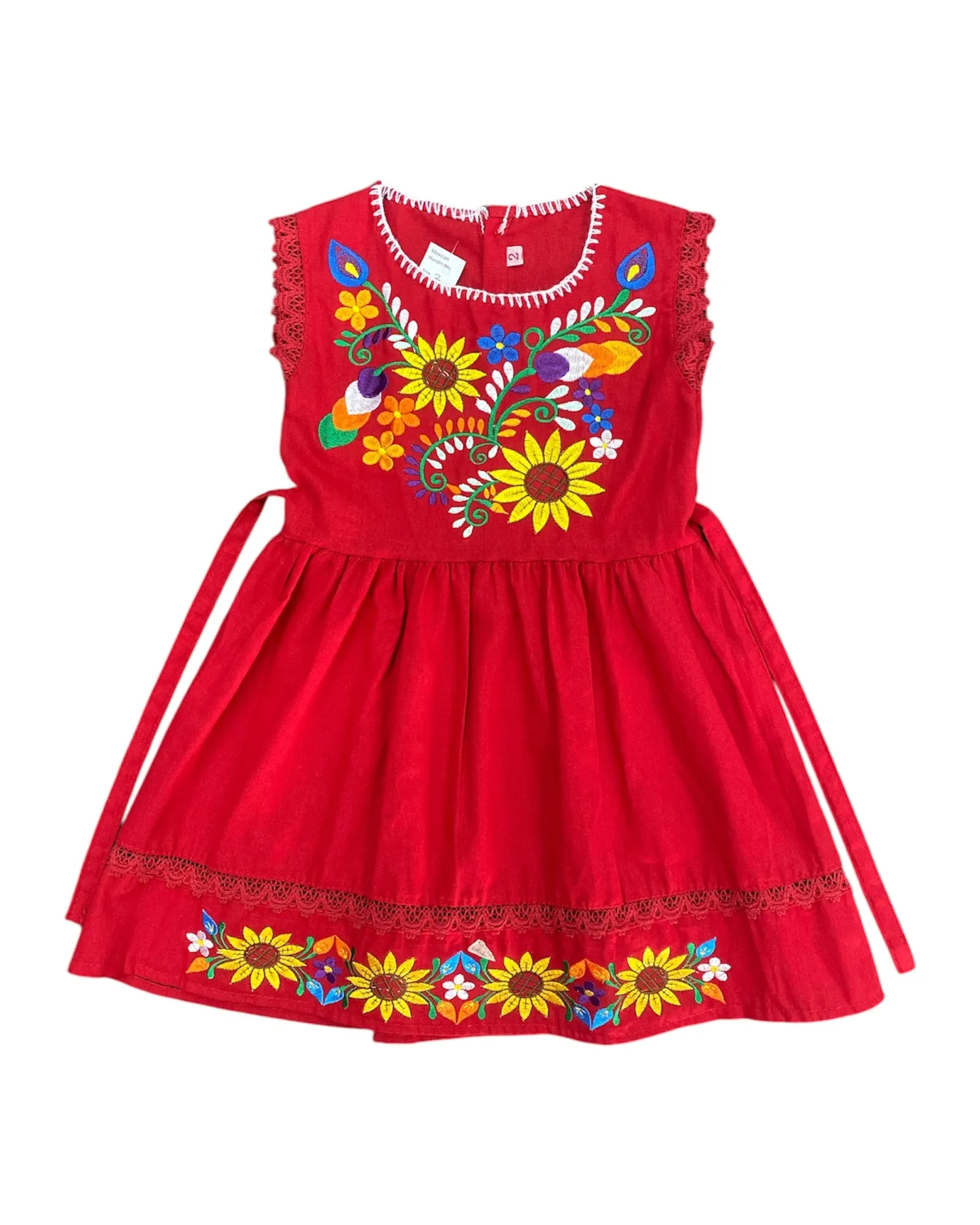 Mexican Girl Sunflowers Dress