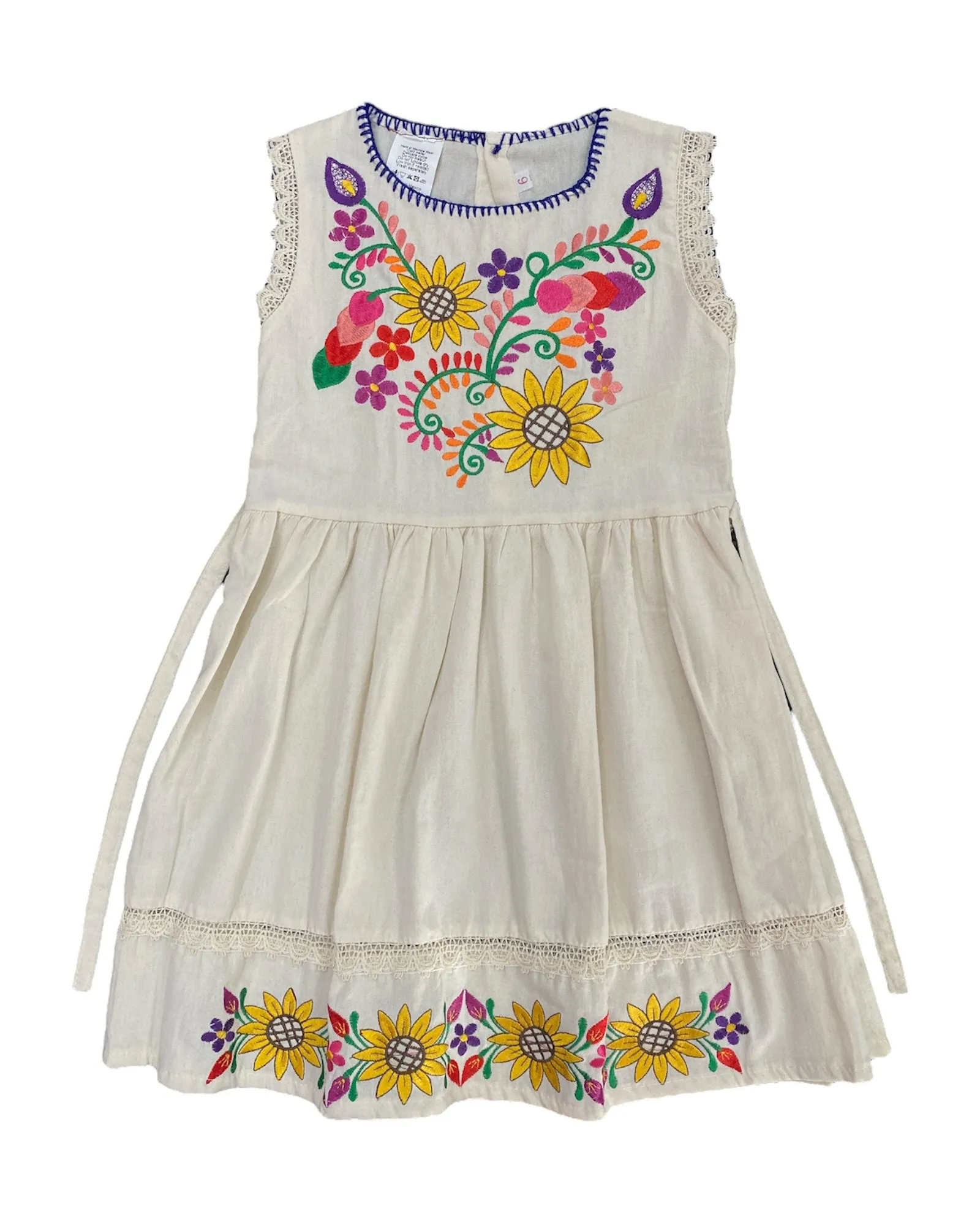 Mexican Girl Sunflowers Dress