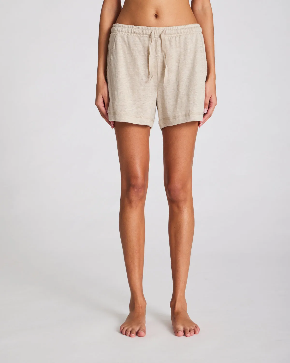 Mimi Linen Shorts - Natural