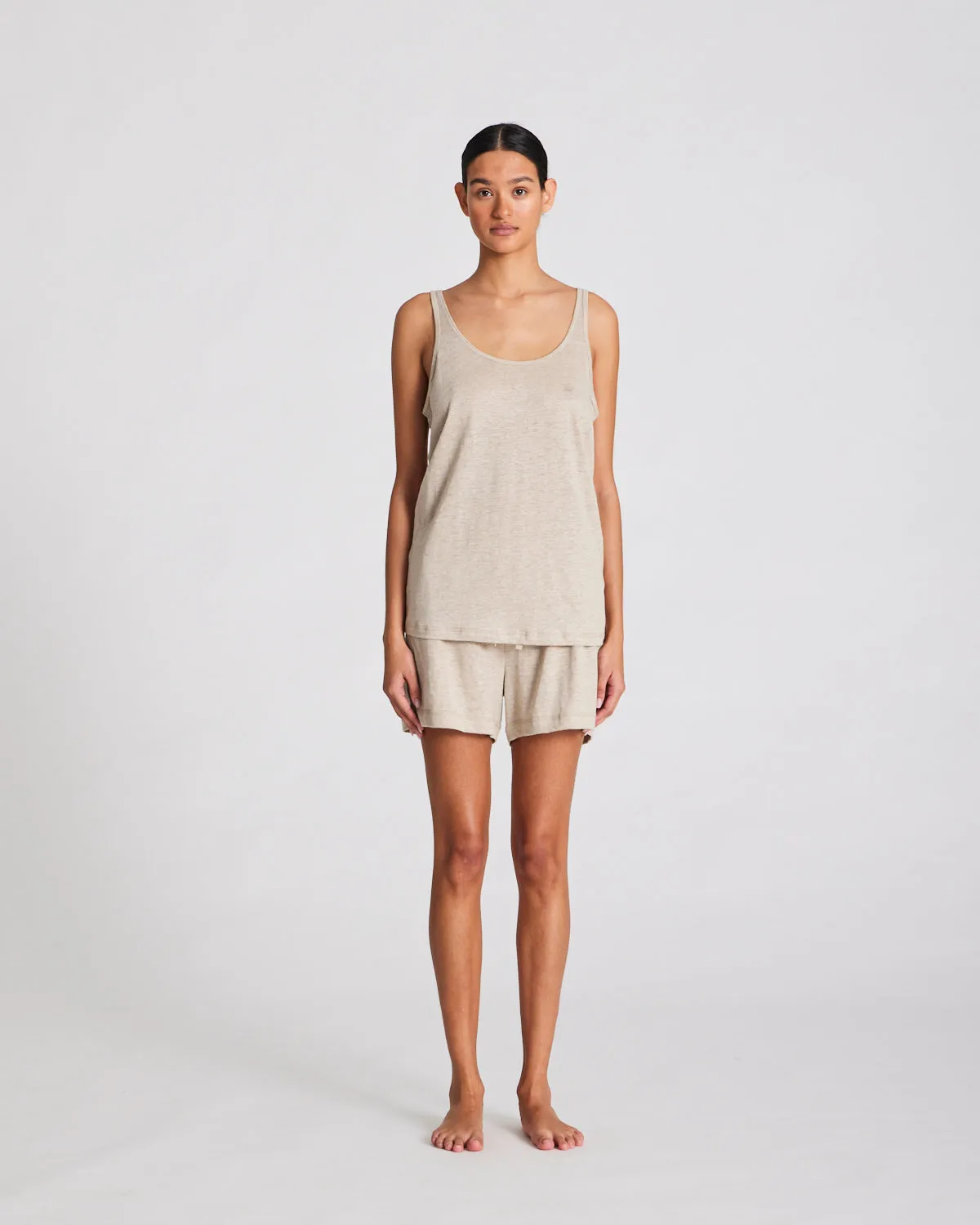 Mimi Linen Shorts - Natural