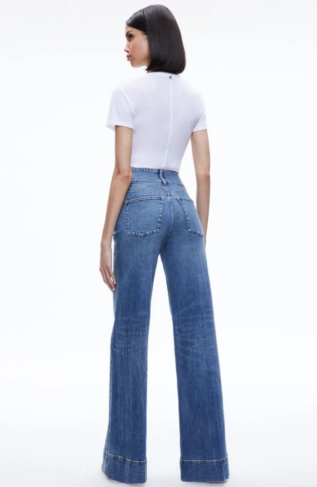 Missa 5 Pocket Wide Leg Jeans