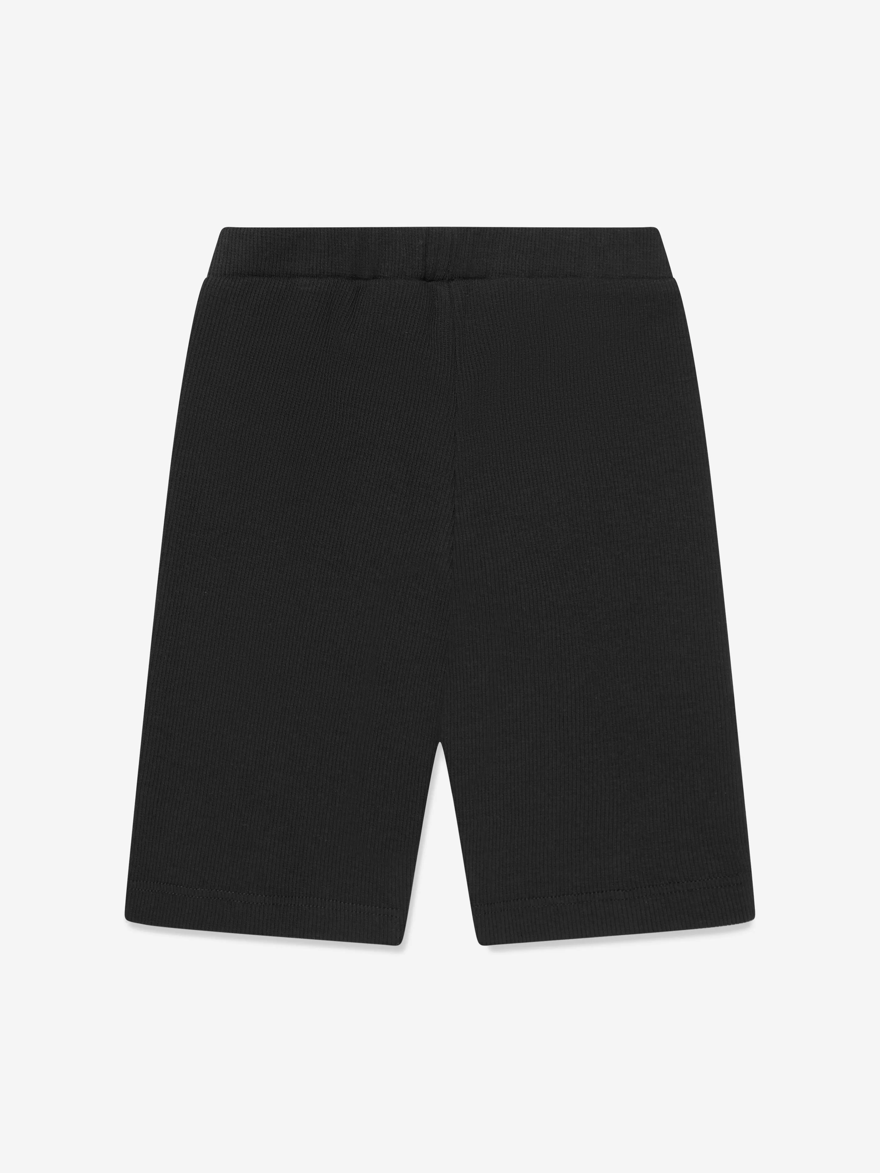 Off-White Girls Off Stamp Shorts in Black