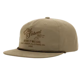 Over Under Old School Rope Hat in Tobacco