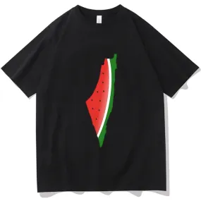 Palestine T-shirts Watermelon