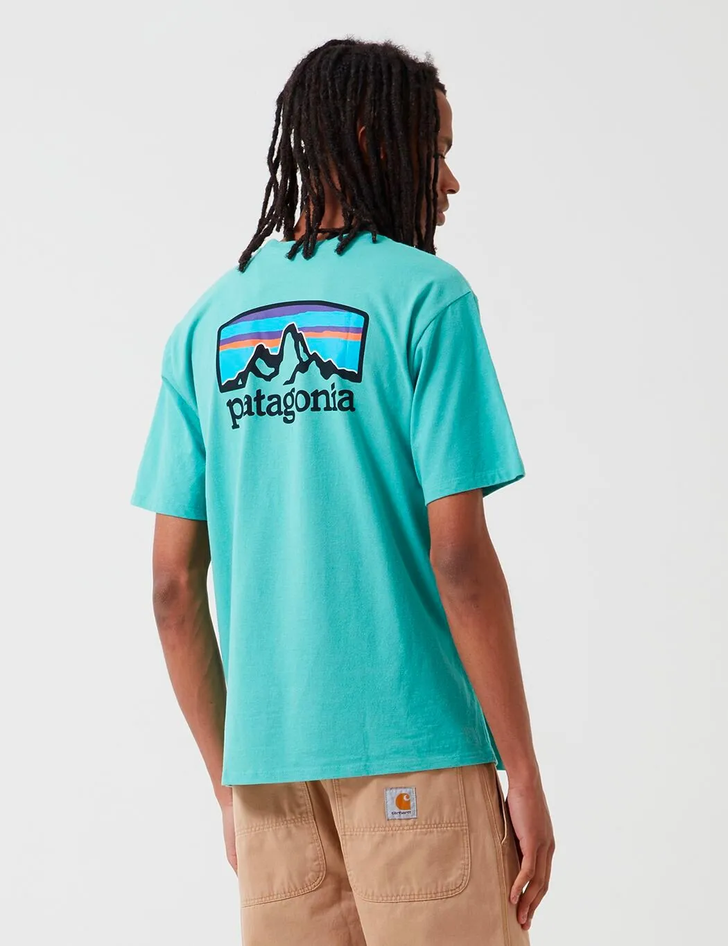 Patagonia Fitz Roy Horizons Responsibili-­Tee T­-Shirt - Light Beryl Green