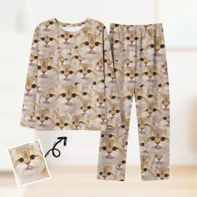 Pet Lovers Pet Photo Custom Pajamas Fun Gifts