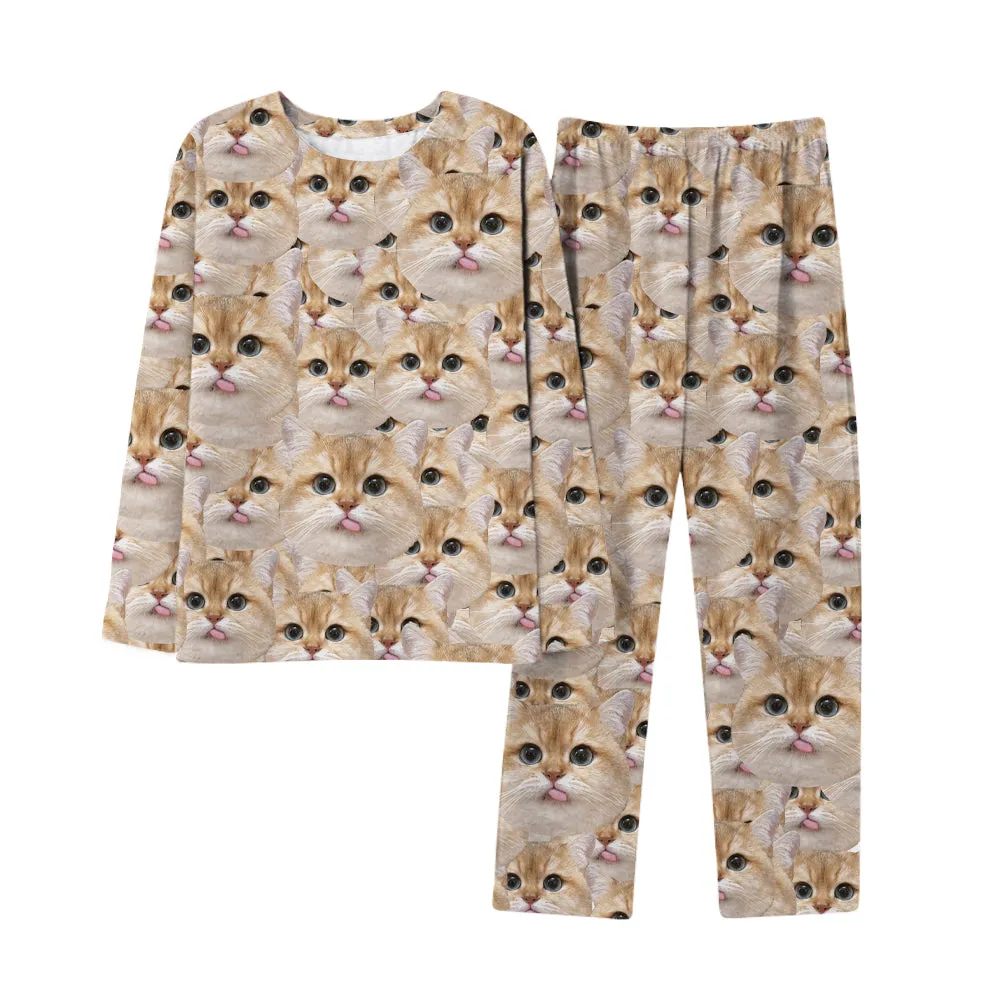Pet Lovers Pet Photo Custom Pajamas Fun Gifts