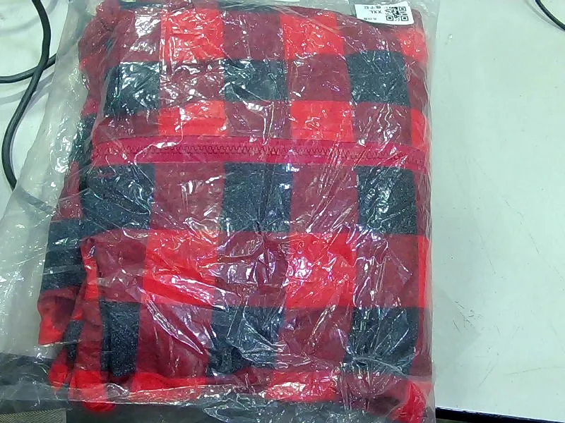 Red and Black Checkered Pajamas - XXL