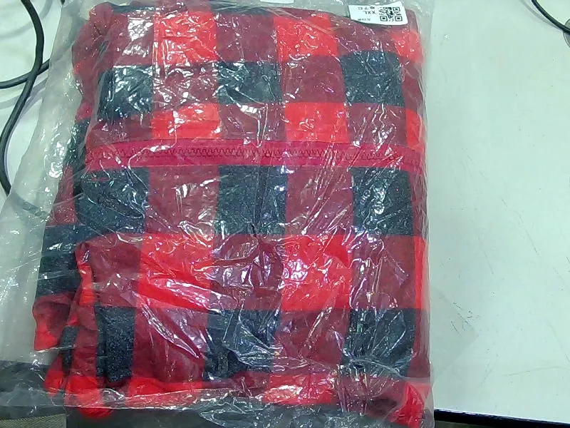 Red and Black Checkered Pajamas - XXL