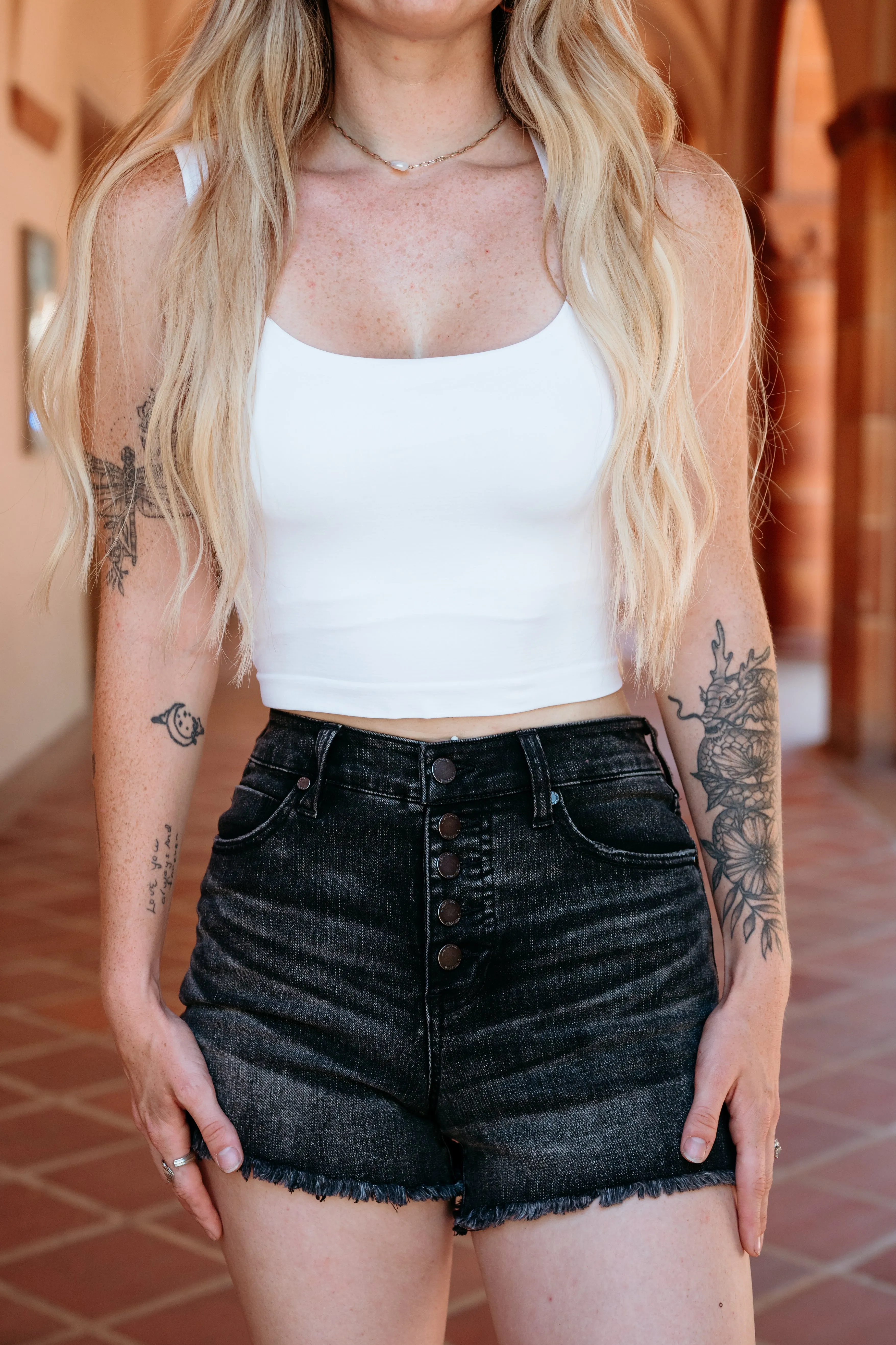 Reversible Scoop Crop Top