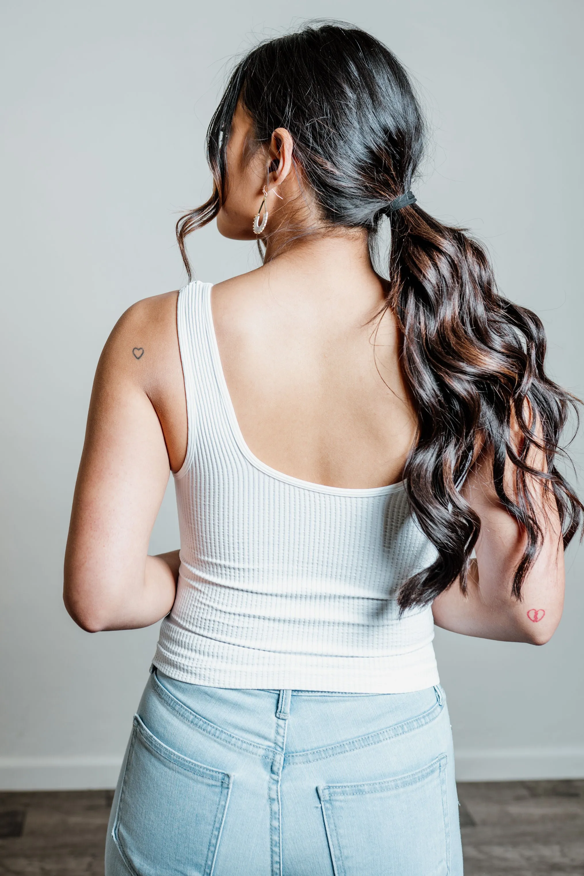 Reversible Scoop Crop Top