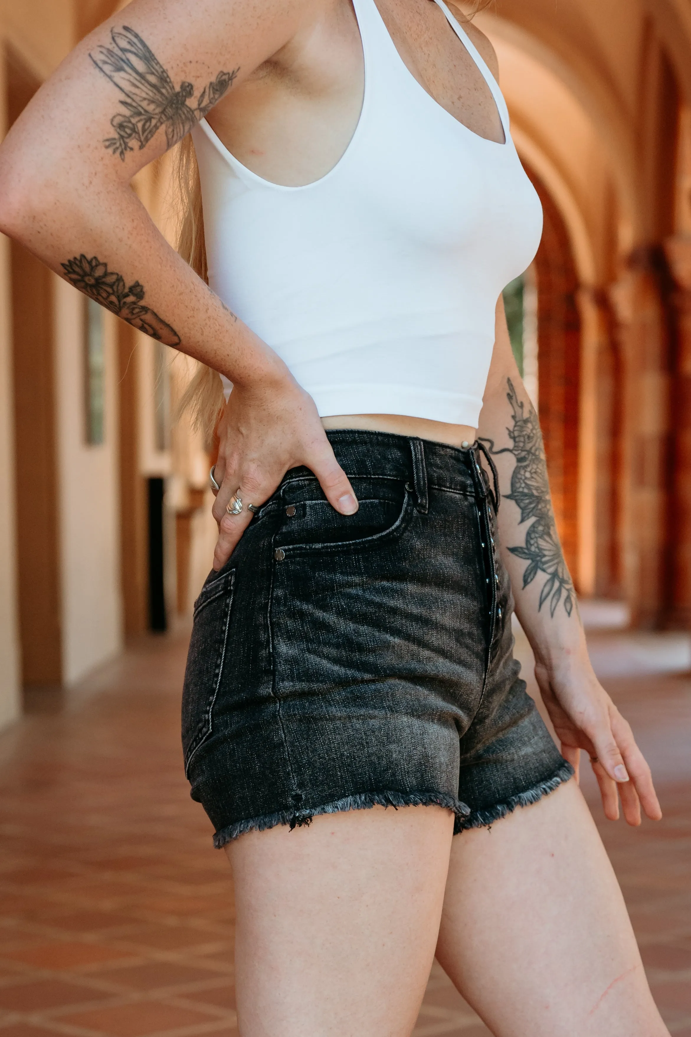 Reversible Scoop Crop Top