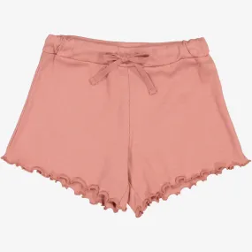 Rib Shorts Gertrud - old rose