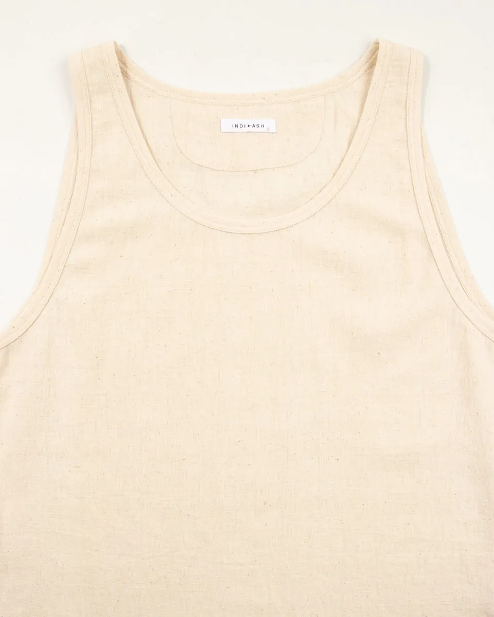 Ripley Tank - Natural Handwoven Kala Cotton