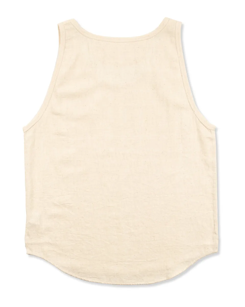 Ripley Tank - Natural Handwoven Kala Cotton