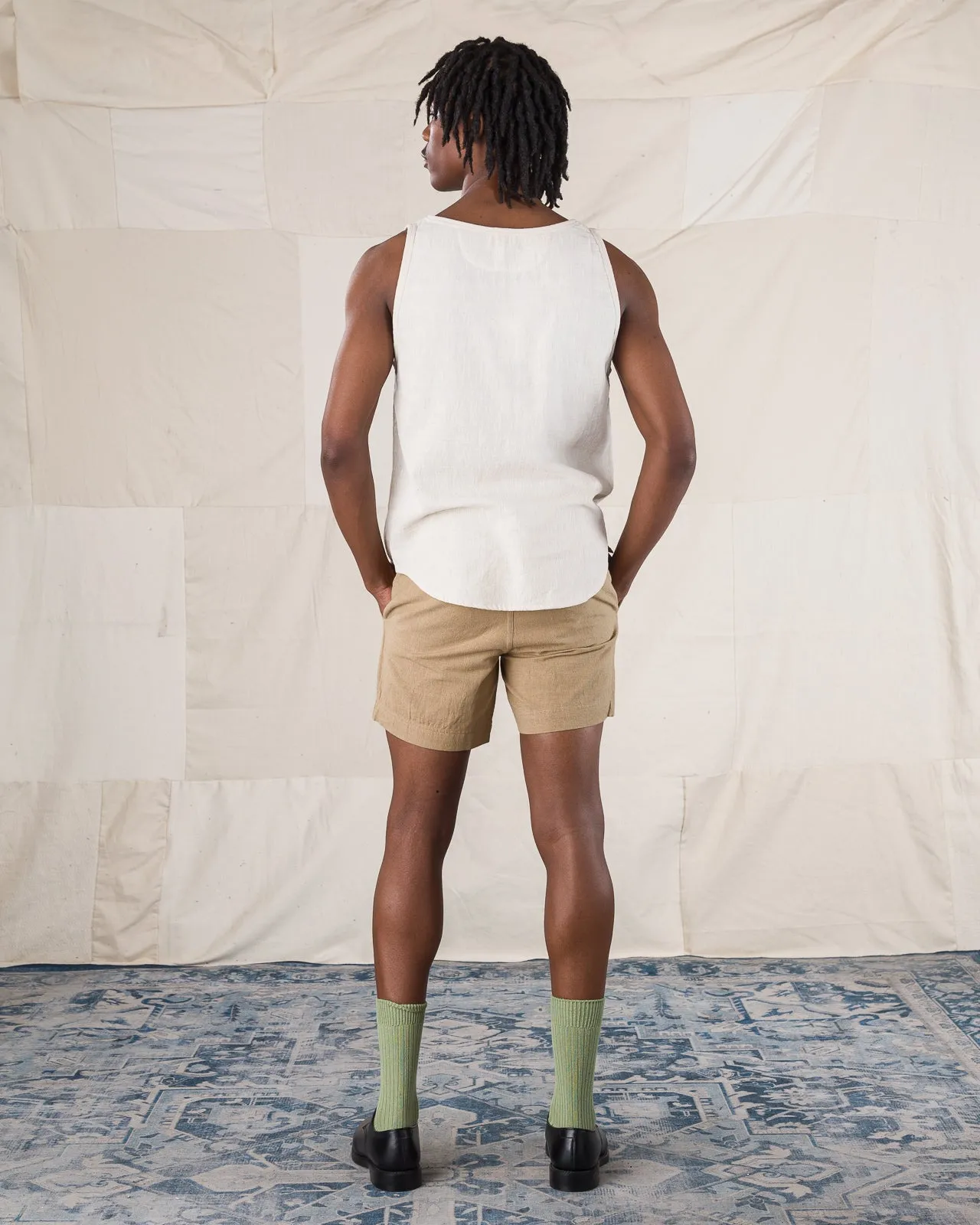 Ripley Tank - Natural Handwoven Kala Cotton