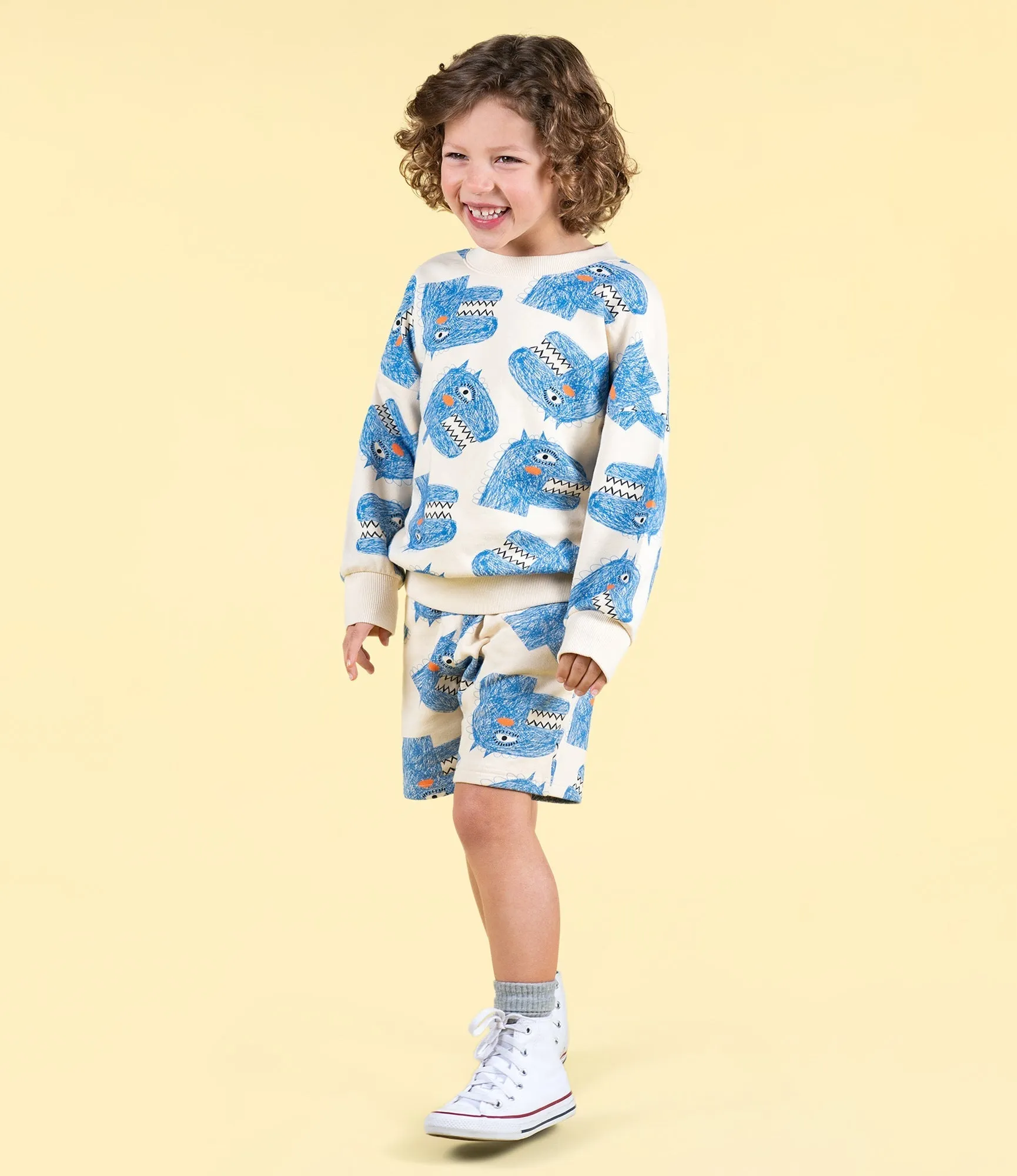 Rock Your Kid Dino Art Shorts
