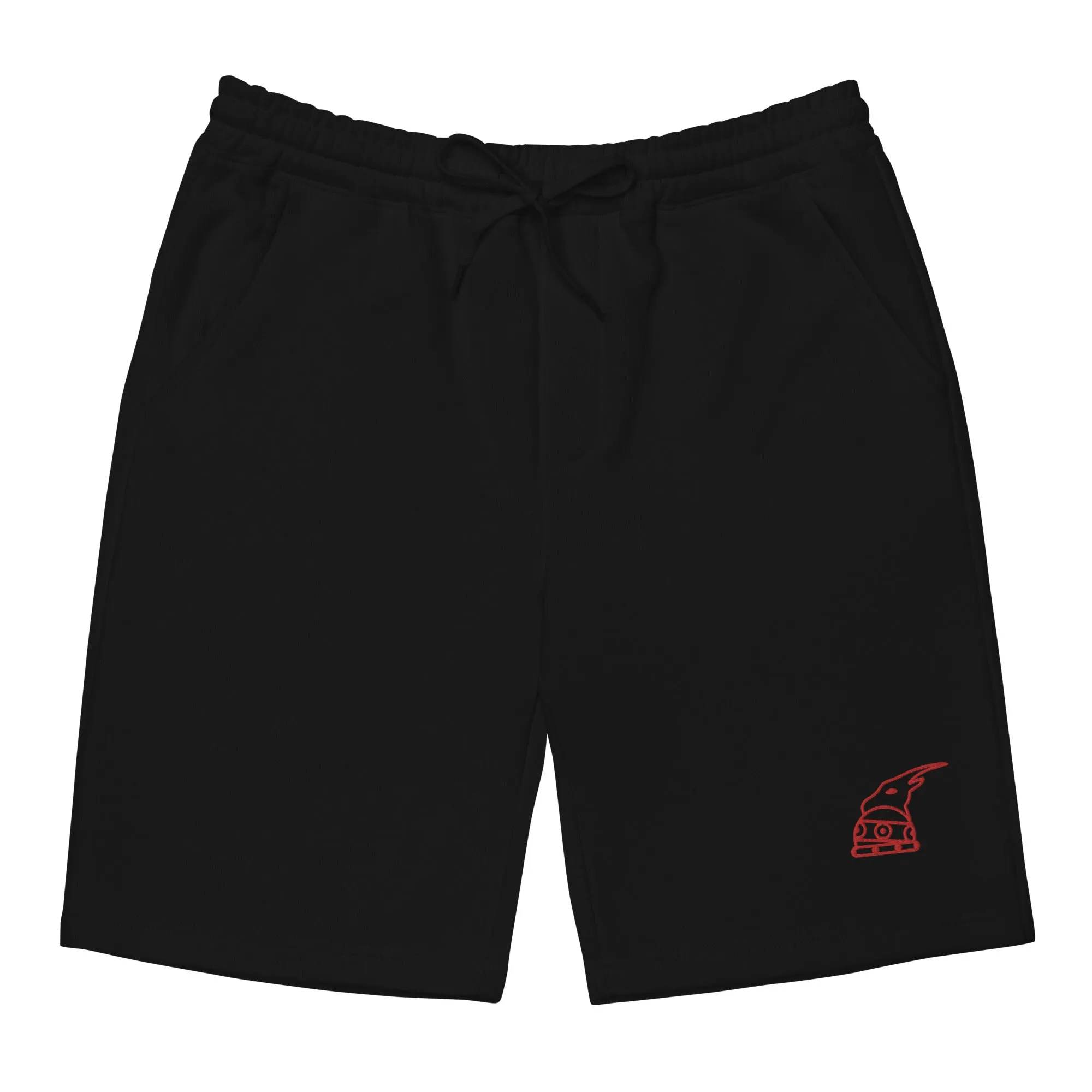 Skanderbeg Embroidered Fleece Shorts