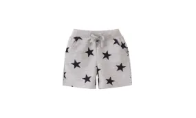 Star Grey Print Shorts
