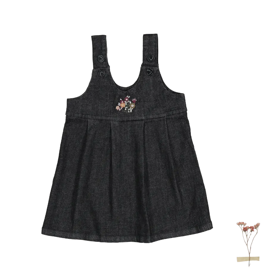 The Denim Dress - Black