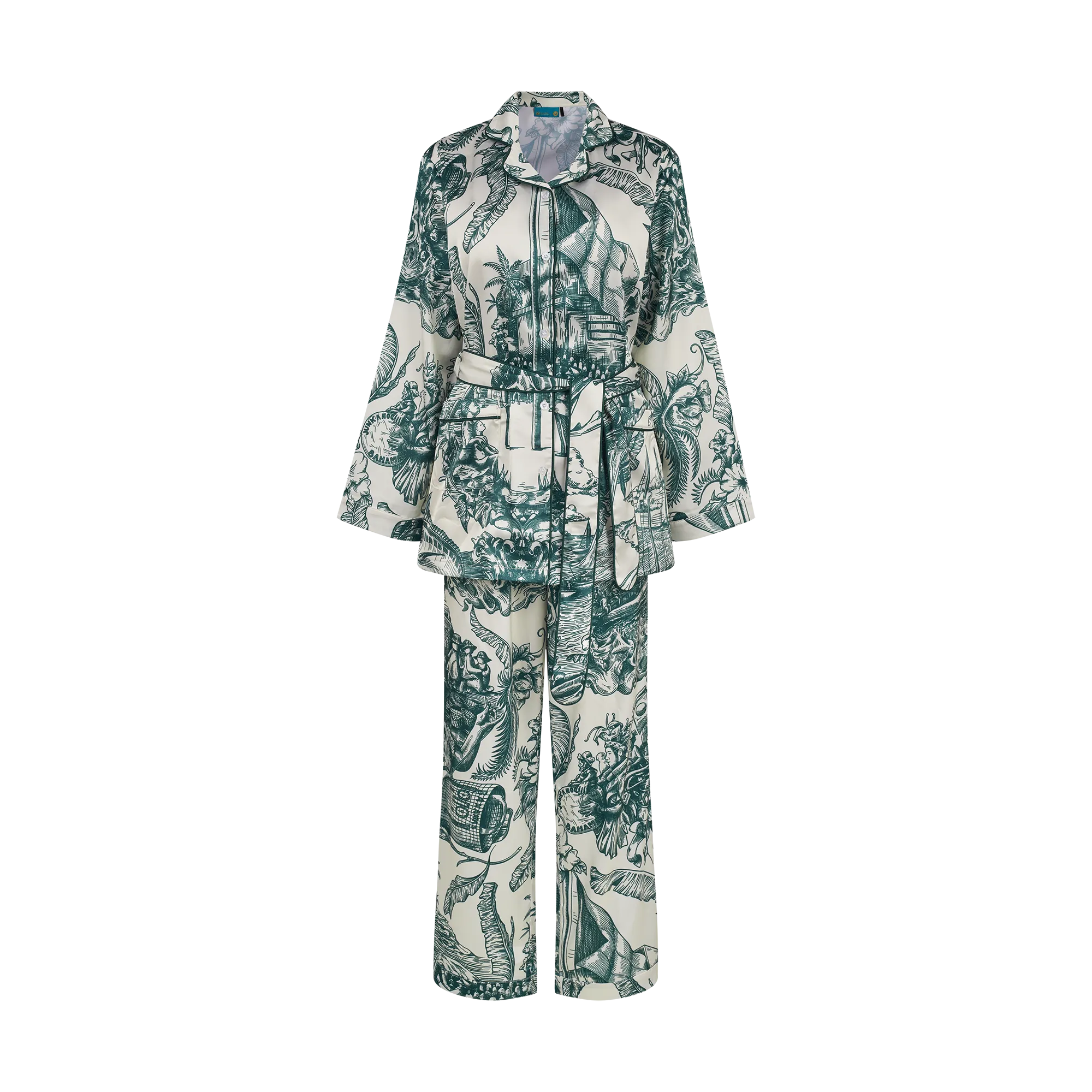 The Toile Heritage Pajamas-Hunter