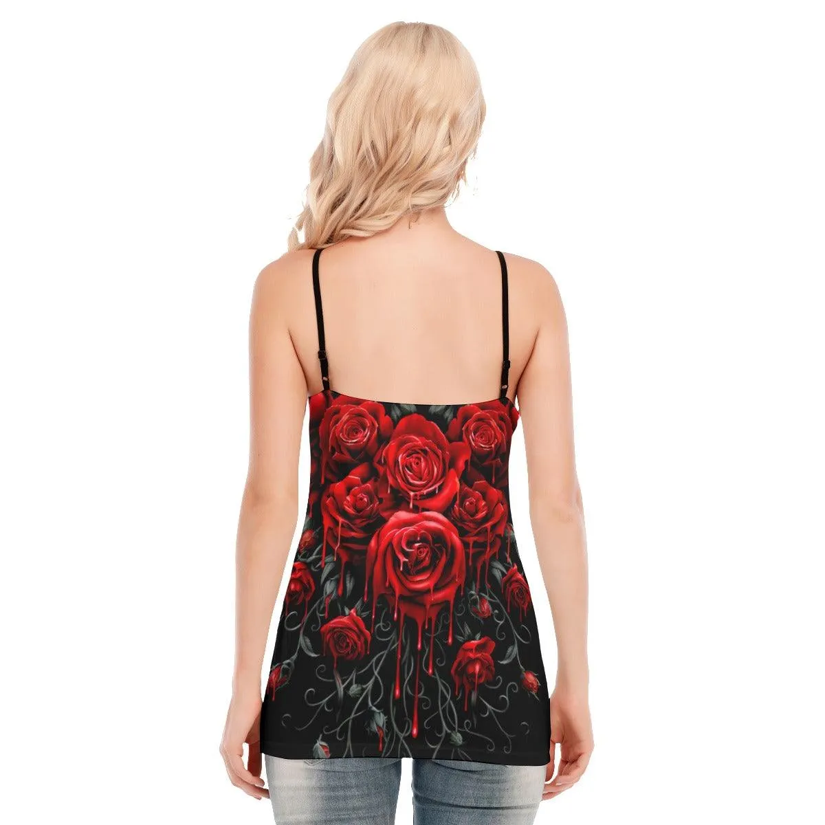 Three Skull Fire Gothic Eyelet Lace-up Letter Dress