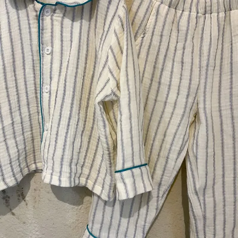 Toddler 2-Piece Cherry Striped Pajamas Set