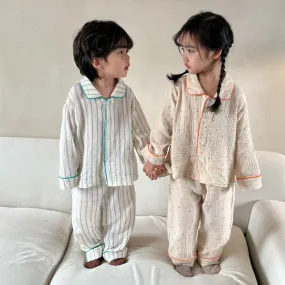 Toddler 2-Piece Cherry Striped Pajamas Set