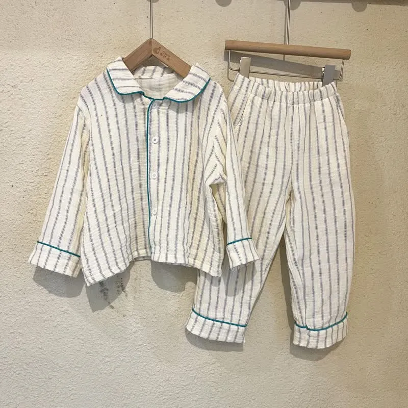 Toddler 2-Piece Cherry Striped Pajamas Set