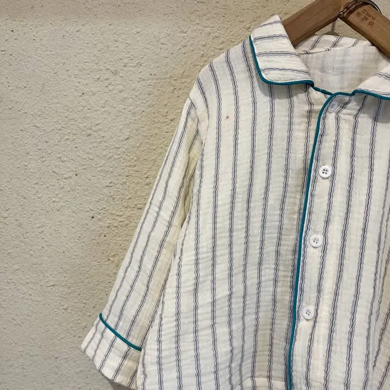 Toddler 2-Piece Cherry Striped Pajamas Set