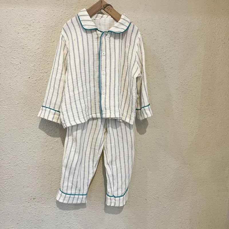 Toddler 2-Piece Cherry Striped Pajamas Set