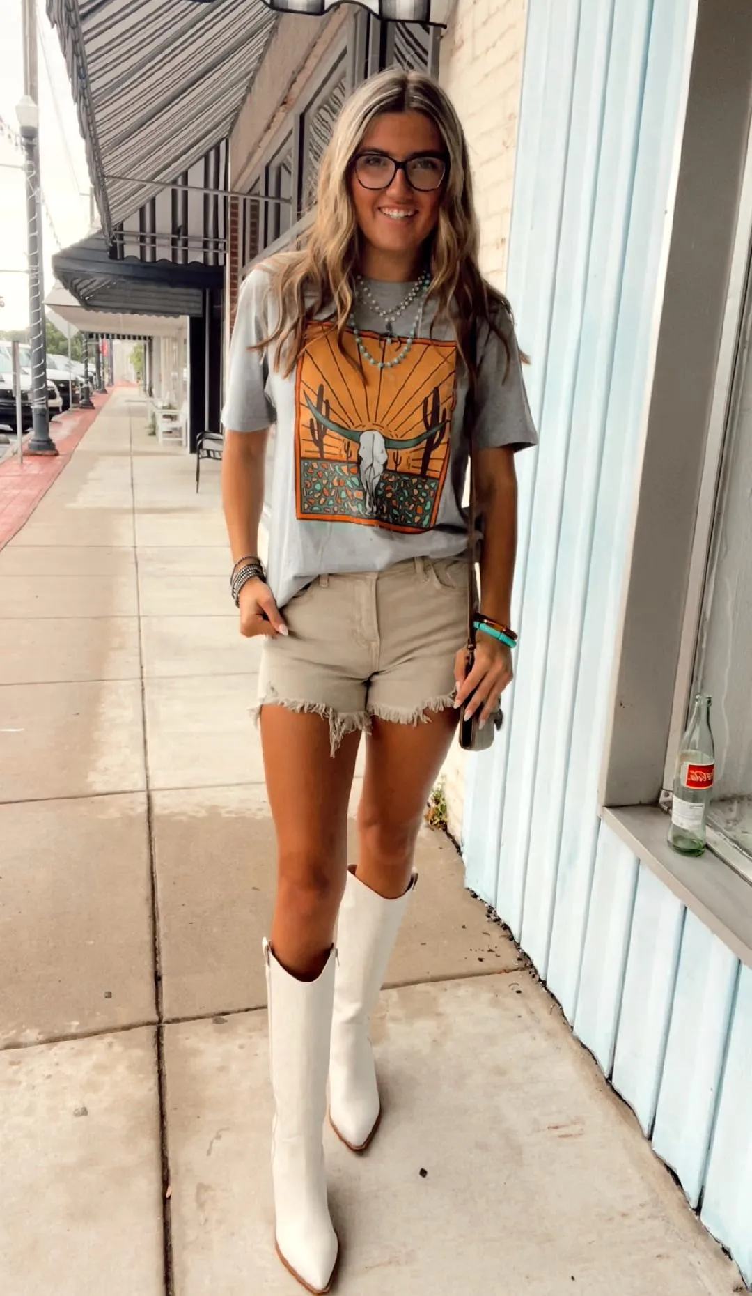 Western Skull Desert T-Shirt