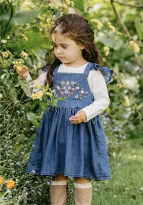 Wild Horses Denim Dress - Baby