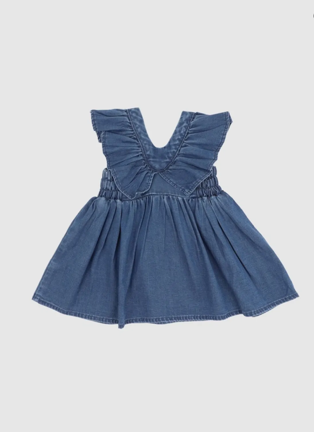 Wild Horses Denim Dress - Baby