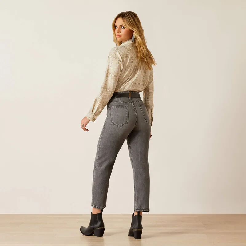 Women's Ariat Ultra High Rise Jazmine Tomboy Relaxed Straight Leg Jeans