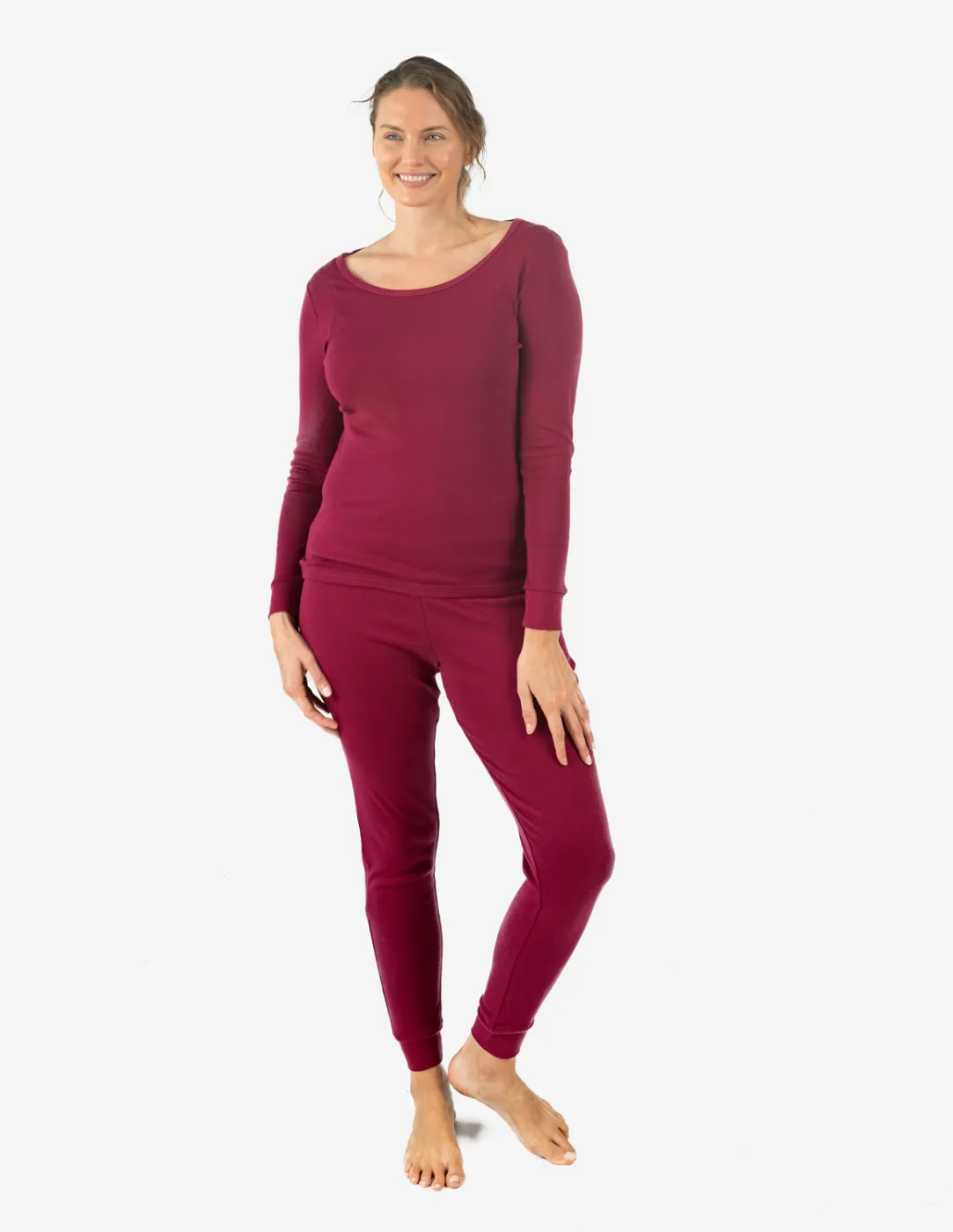 Women's Neutral Solid Color Pajamas