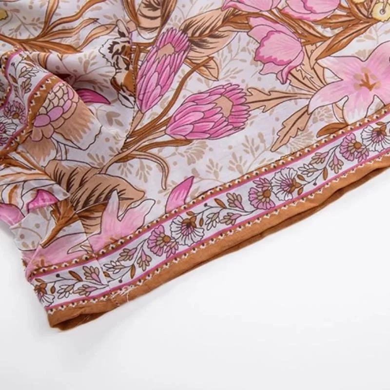 Women's Summer/Autumn Floral Shorts