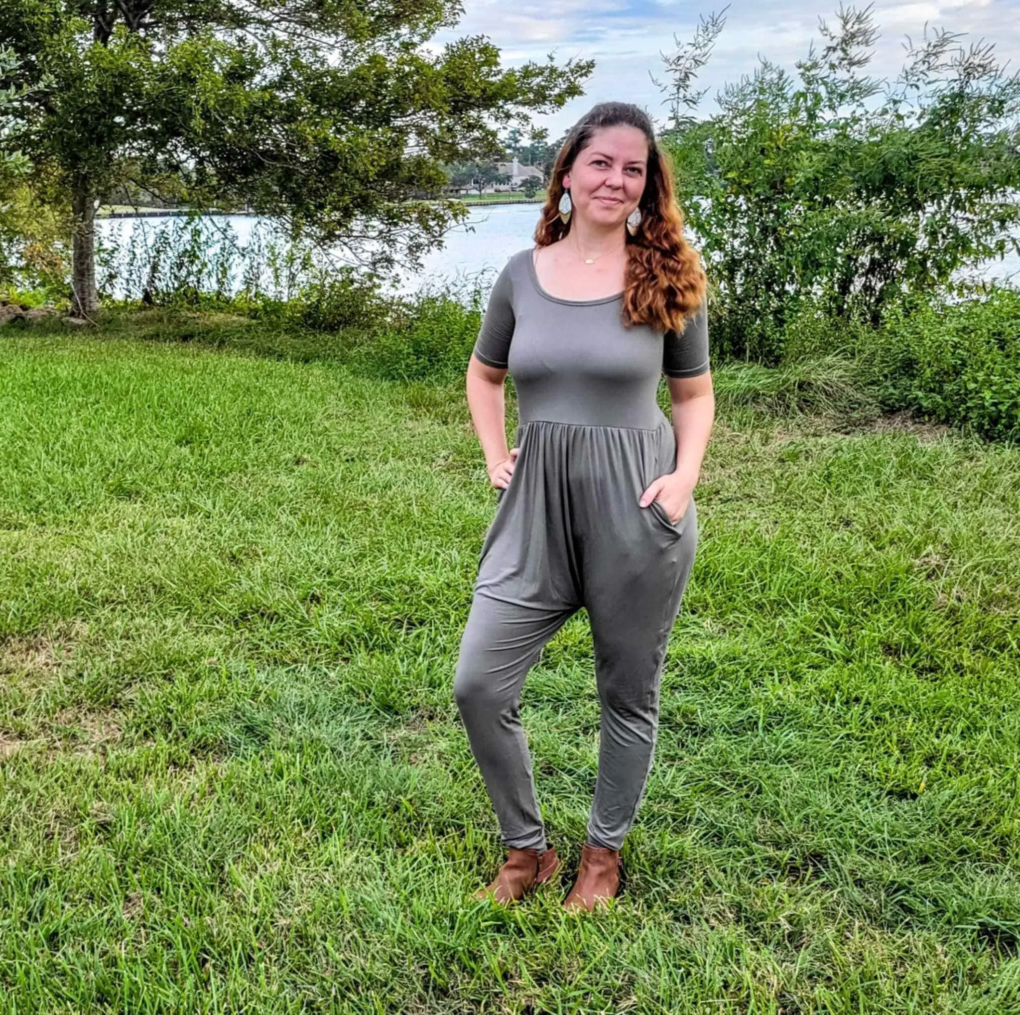 Women's Twiggy Romper (Sage)