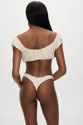 x BELLA HADID Dalton Micro Bottom Strawberry Polka Dot