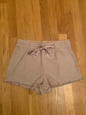 Z Supply Frills Thermal Short in Dusty Rose