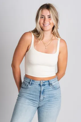 Z Supply Myra knit tank top sea salt